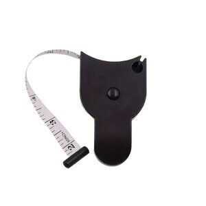 BLACK Body Measurement Tape Measure NEW